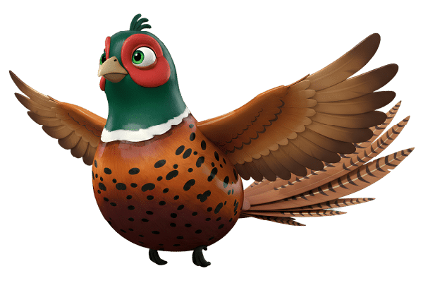 unlimited graphic design subscription service-pheasant-spread-wings